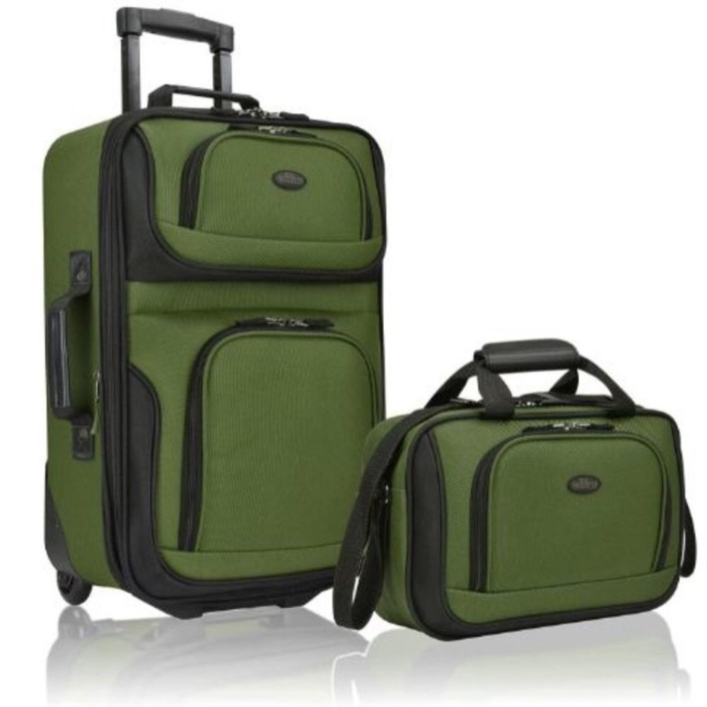 Rio Rugged Fabric Expandable Carry-On Luggage Set